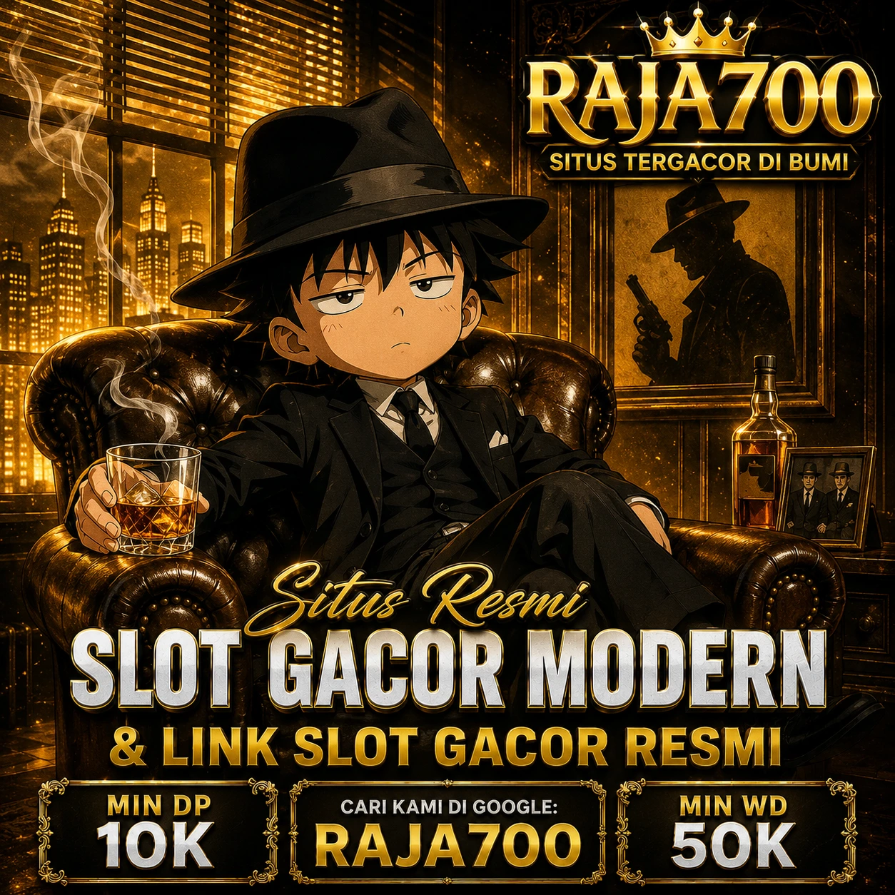 Thumbnail 1 of 3, Poster, RAJA700: Platform Game Online dengan Data RTP & Statistik Real-Timedesigned and sold by RAJA700.