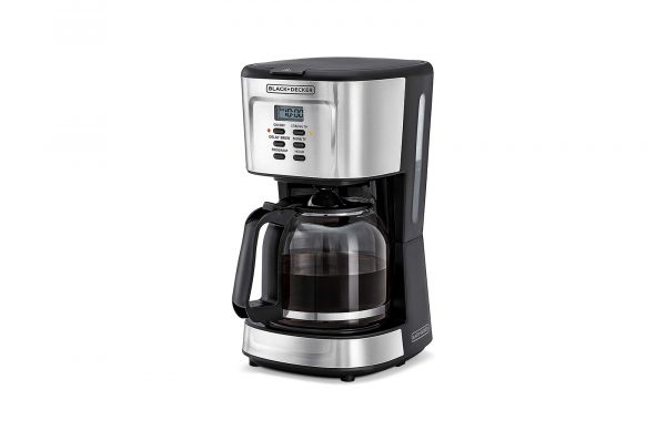Black & Decker 12 Cup Coffee Maker 900W with LCD Display - Black