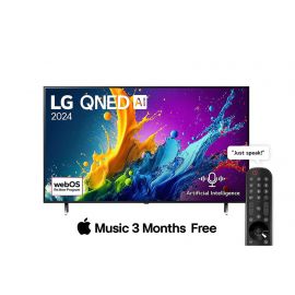 LG QNED TV 2024 | 65 Inch| QNED80T Series | WebOS24 | Smart AI ThinQ | Magic Remote | HDR10 | HLG| AI Sound Pro