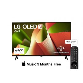 LG OLED 2024 | 65 Inch | B4 series| 4K Cinema HDR | AI Sound Pro | Magic Remote | Self-lit | Gamer Dashboard & Optimizer | WebOS24 | Smart AI ThinQ