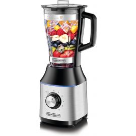 BLACK+DECKER BX650G-B5 700W High Speed Premium Blender with Glass Jar Black/Silver