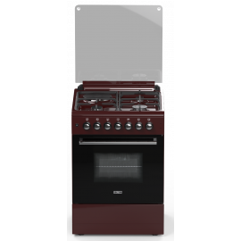 SO631DKEBKBSS 60x60cm SOLSTAR FREE STANDING OVEN , Brown