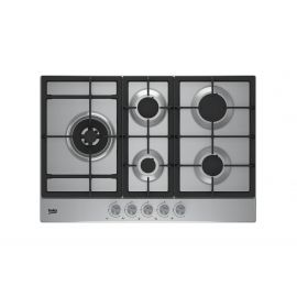 BEKO HQAW75225SX 75cm 4Gas+1Wok, Stainless Steel