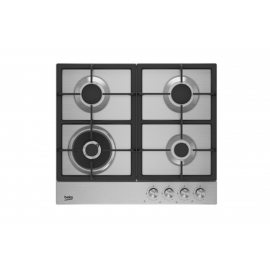 BEKO HQAW64225SX 60cm 3Gas+1Wok, Stainless Steel