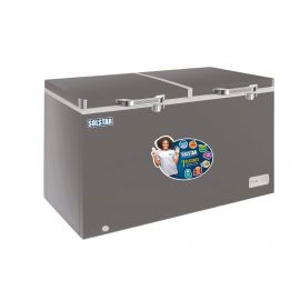 SOLSTAR CF679ECGSSLBSS 431L Double door Freezer -Silver