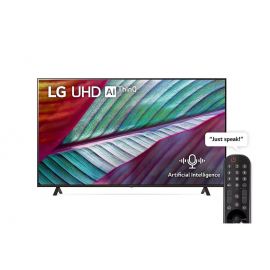 LG UHD 4K TV 2023| 55 Inch | UR78 series| WebOS | Smart AI ThinQ | Magic Remote | 3 side cinema | HDR10|HLG| AI Sound (5.1ch)| 2 Pole stand