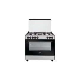BEKO GE15120DX 5Gas 90x60cm Silver, Electric Oven