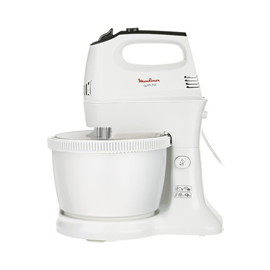 MOULINEX 300W HAND MIXER WITH PLASTIC BOWL : HM311127