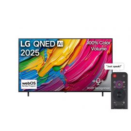 65 inch LG QNED AI QNED80 4K Smart TV AI Magic remote HDR10 webOS25 2025