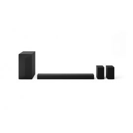 LG Soundbar S65TR, 5.1 Ch, 600W Powerful surround sound with Wireless subwoofer and Rear speaker, Dolby Digital