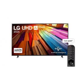 86 Inch LG UHD AI UT80 4K Smart TV AI Magic remote HDR10 webOS24 (2024)