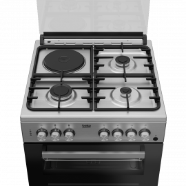 BEKO FDF63110DXDSL 3G+1E 60x60cm Silver, Double Electric Oven