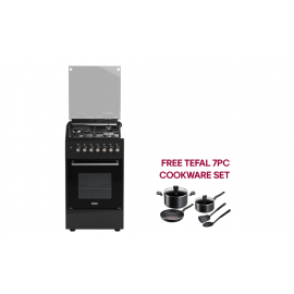 SO531DKBBKBSS 50x50cm SOLSTAR FREE STANDING OVEN, Black