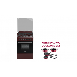 SO631DKEBKBSS 60x60cm SOLSTAR FREE STANDING OVEN , Brown