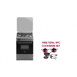 SOLSTAR 60x60cm ELITE LINE-HIGH END-WOK Burner - SO631DKHINBSS, Inox,