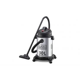 BLACK+DECKER WV1450-B5 1610W 30L Wet & Dry Stainless Steel Drum Vacuum Cleaner